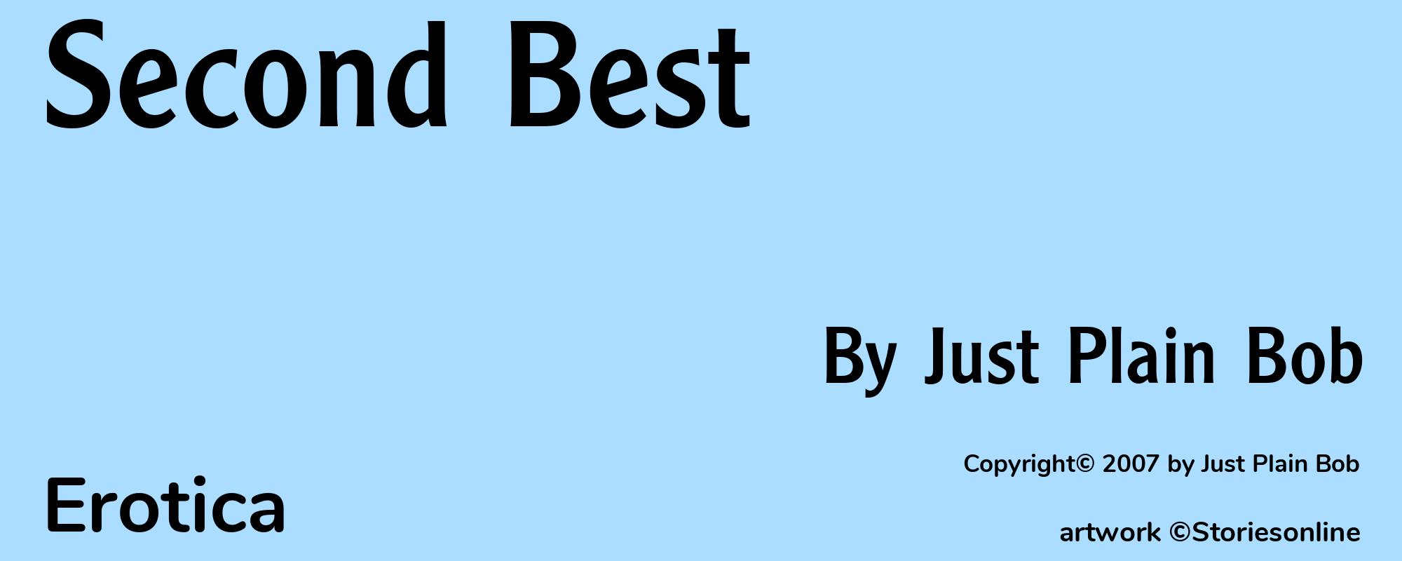 Second Best - Cover