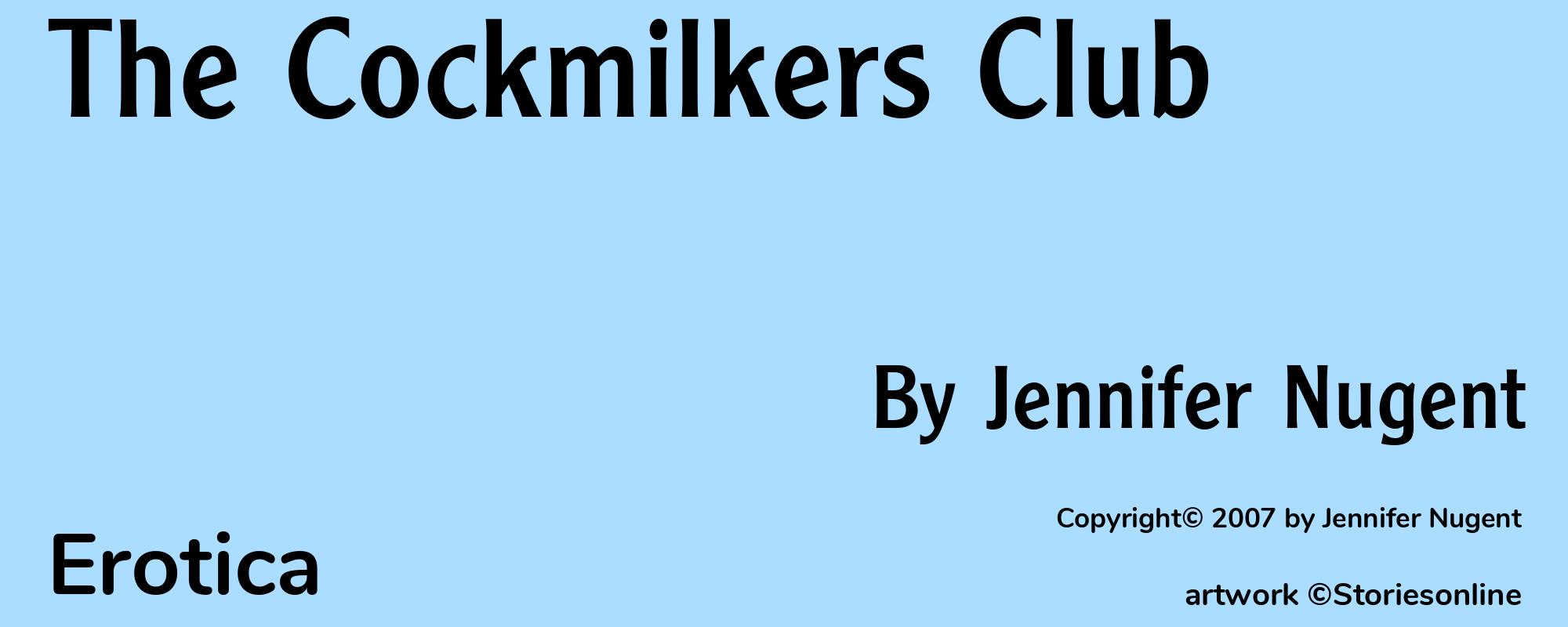 The Cockmilkers Club - Cover