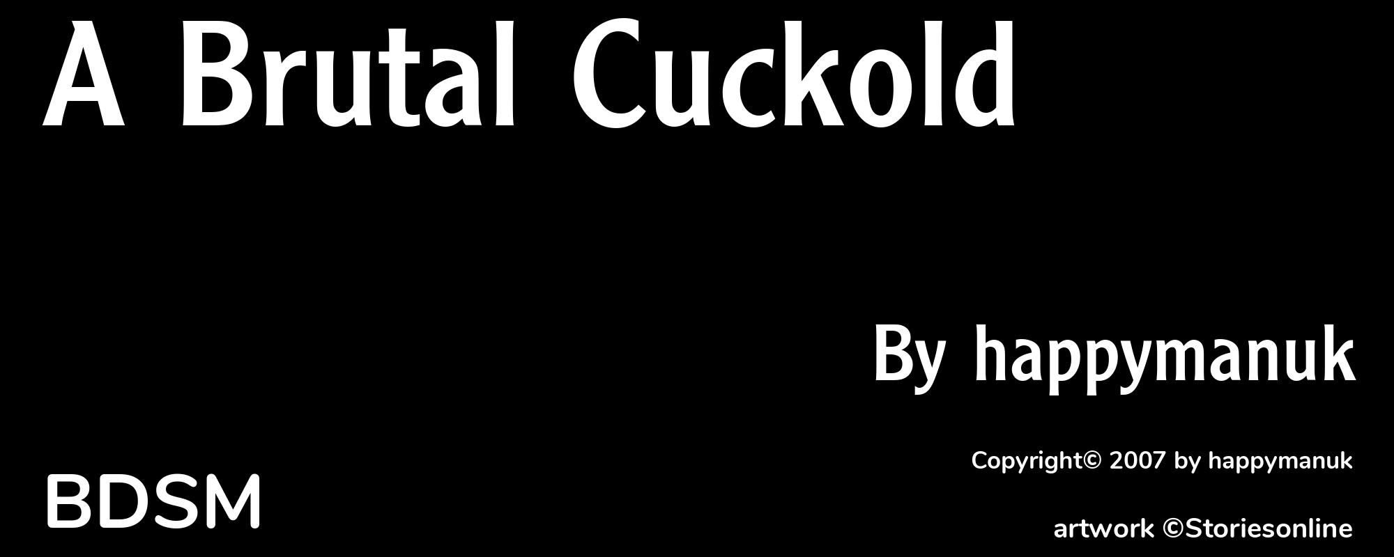 A Brutal Cuckold  - Cover
