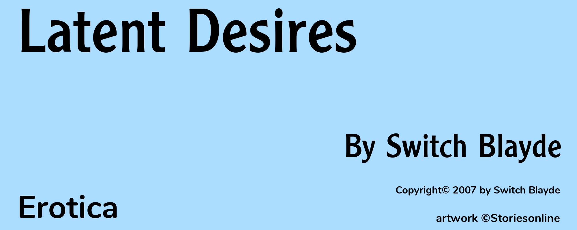 Latent Desires - Cover