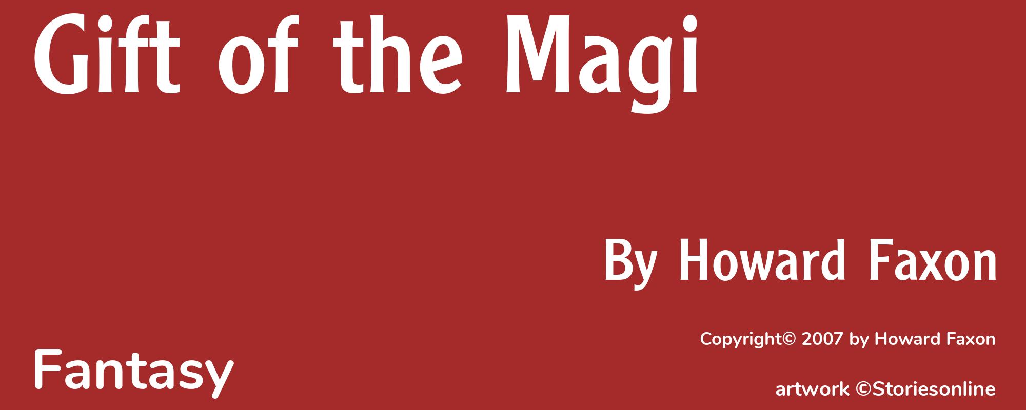 Gift of the Magi - Cover
