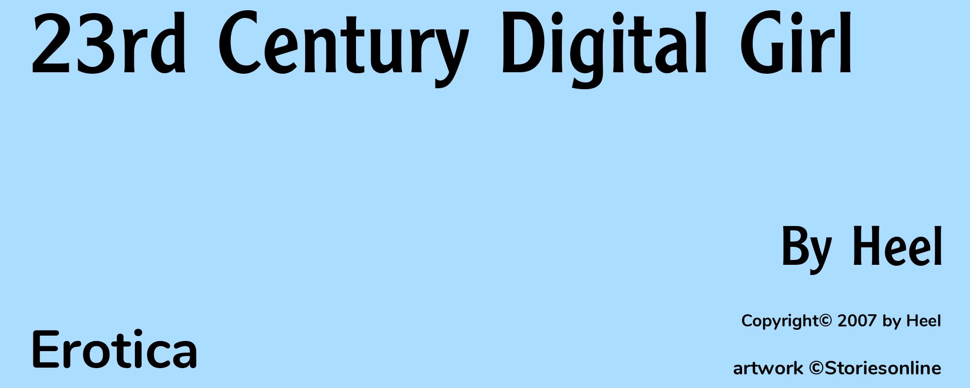 23rd Century Digital Girl - Cover