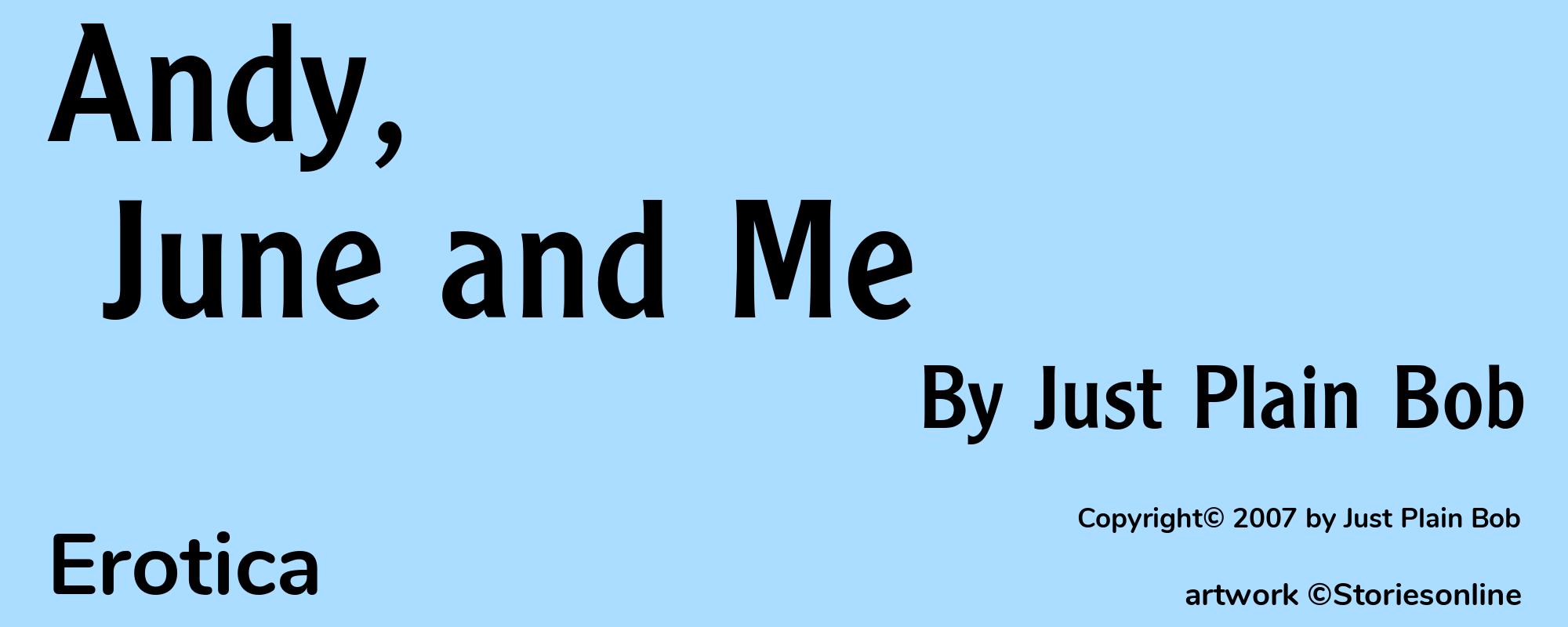 Andy, June and Me - Cover