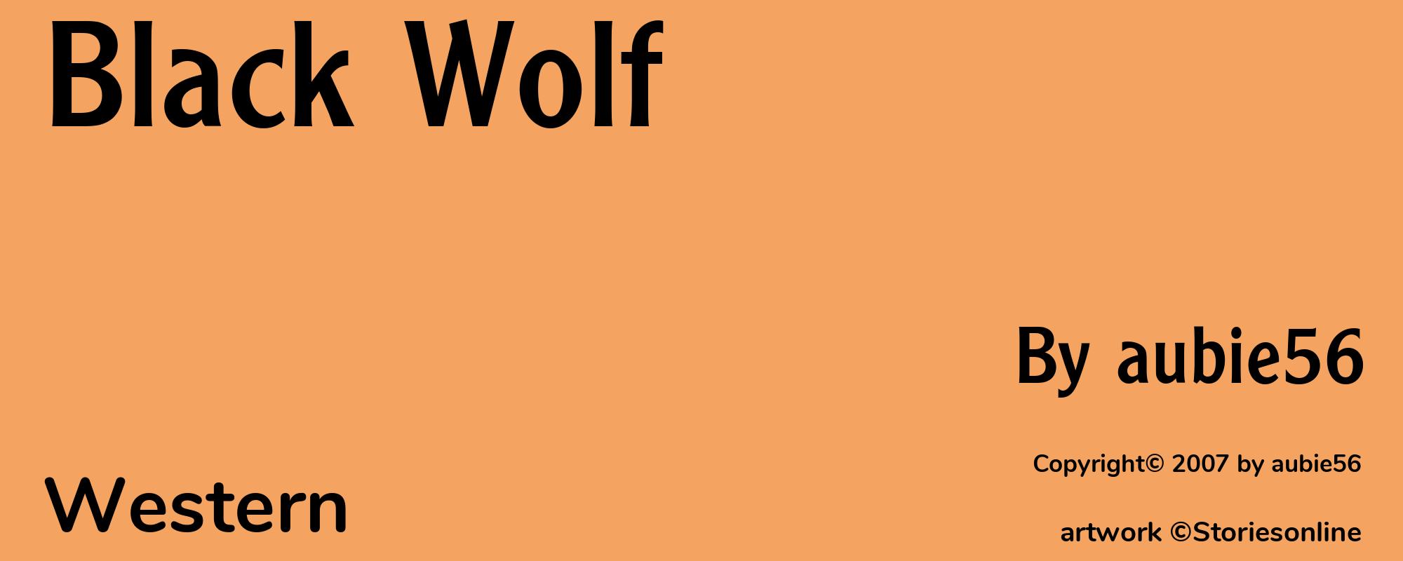 Black Wolf - Cover