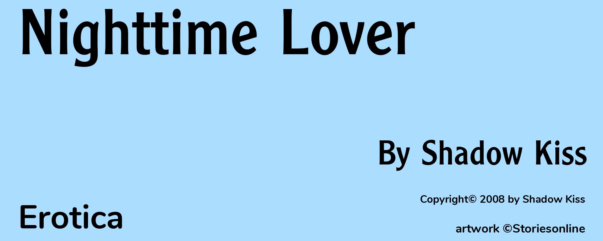 Nighttime Lover - Cover