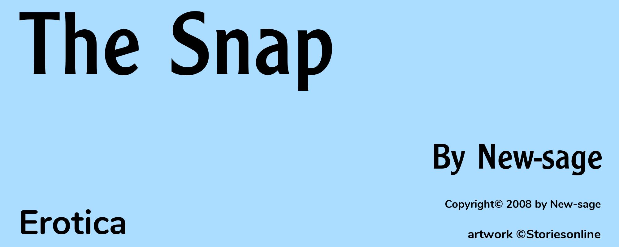 The Snap - Cover