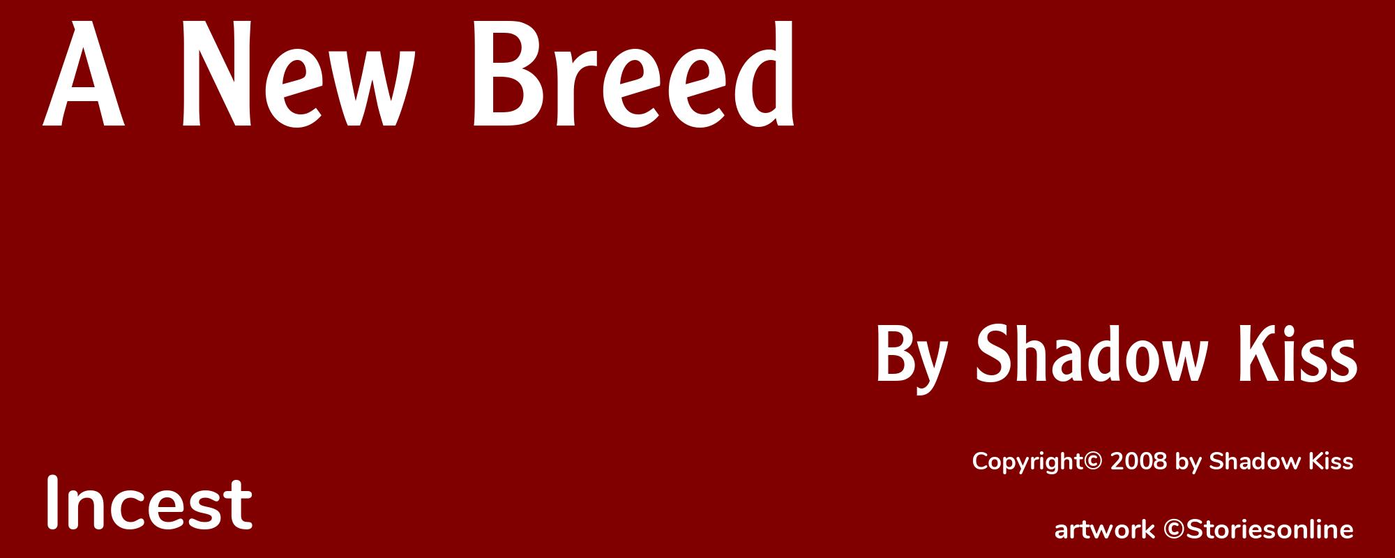 A New Breed - Cover