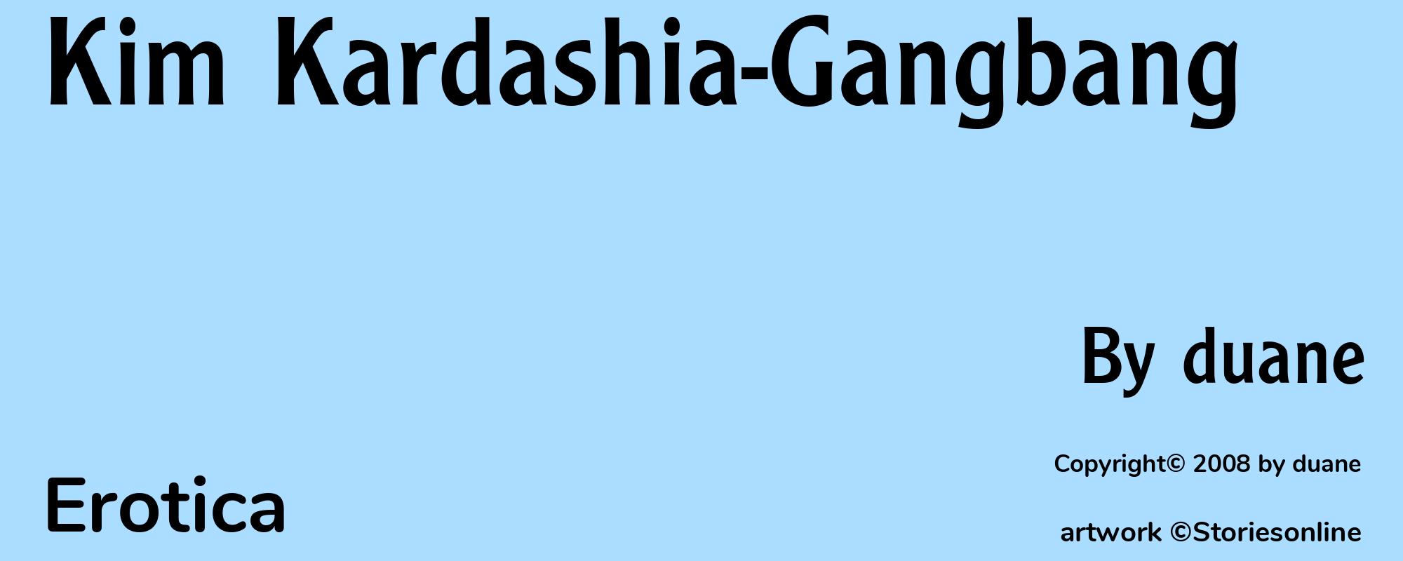 Kim Kardashia-Gangbang - Cover