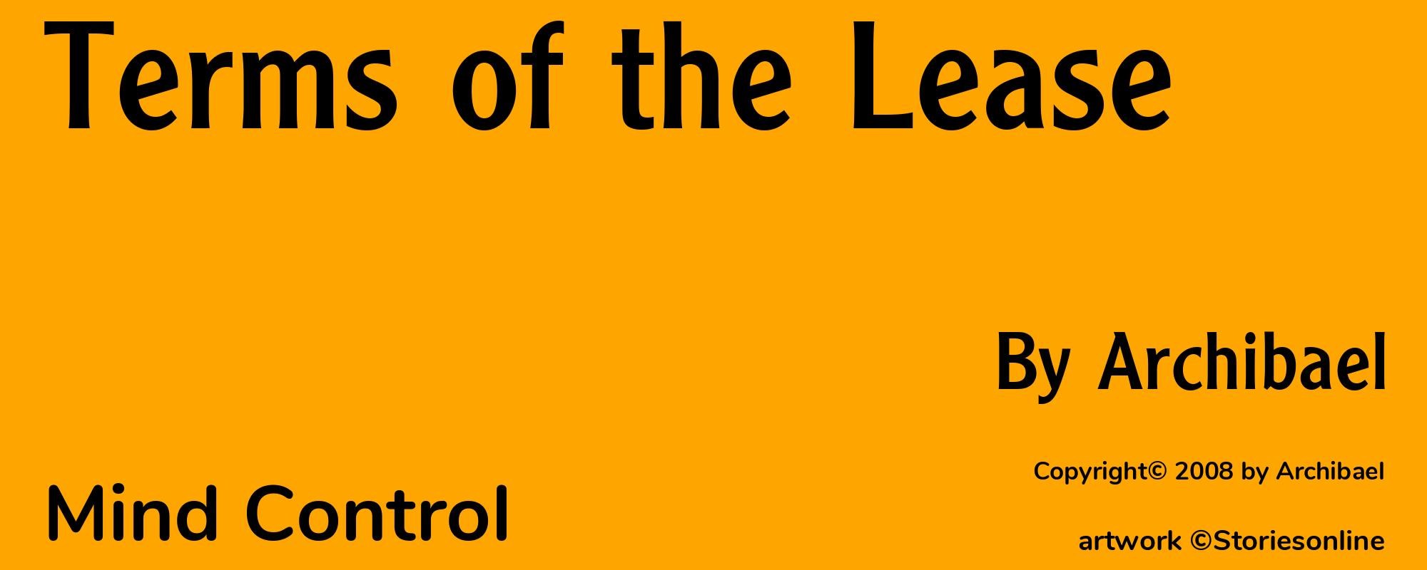 Terms of the Lease - Cover