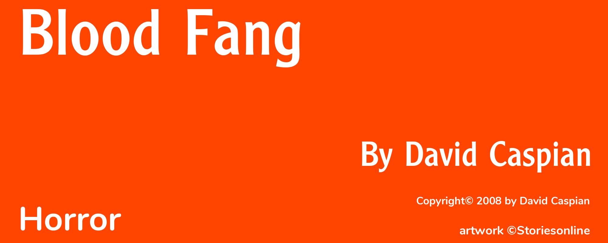 Blood Fang - Cover