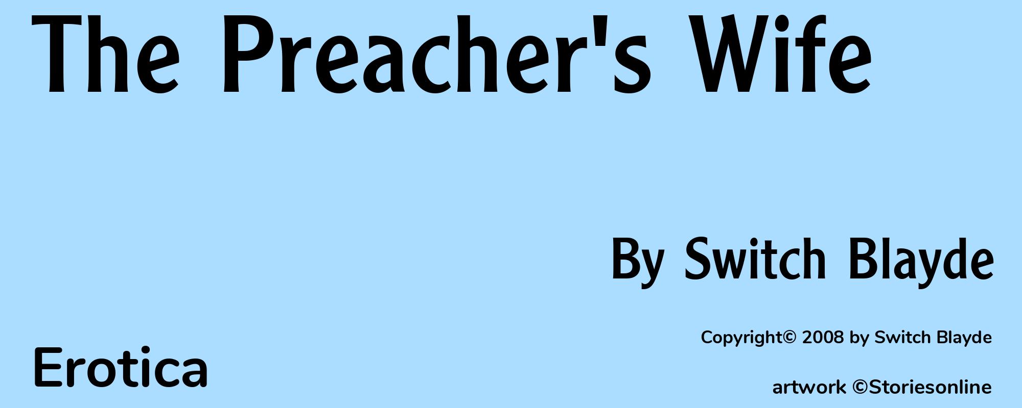 The Preacher's Wife - Cover