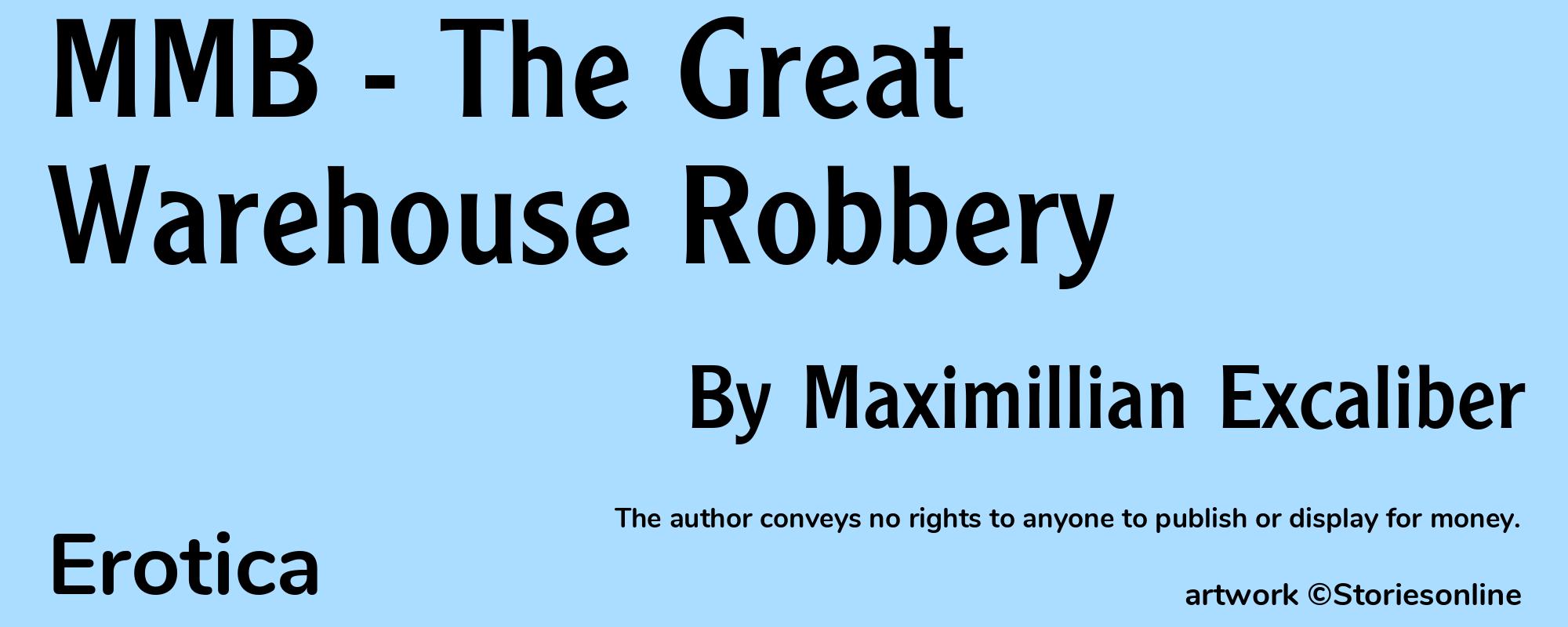 MMB - The Great Warehouse Robbery - Cover