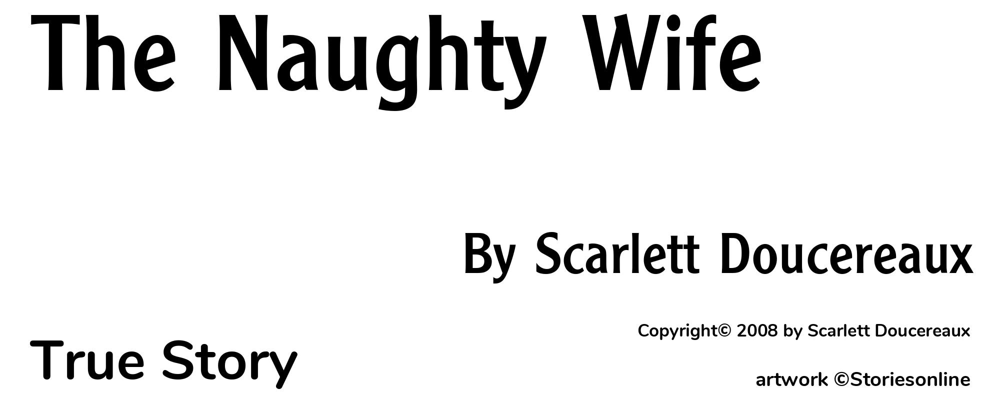 The Naughty Wife - Cover