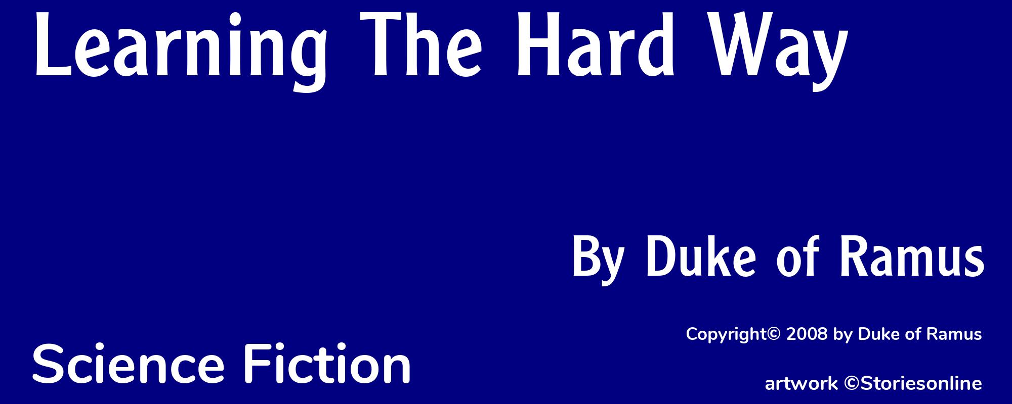Learning The Hard Way - Cover