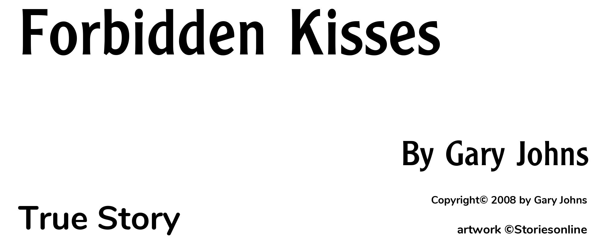 Forbidden Kisses - Cover