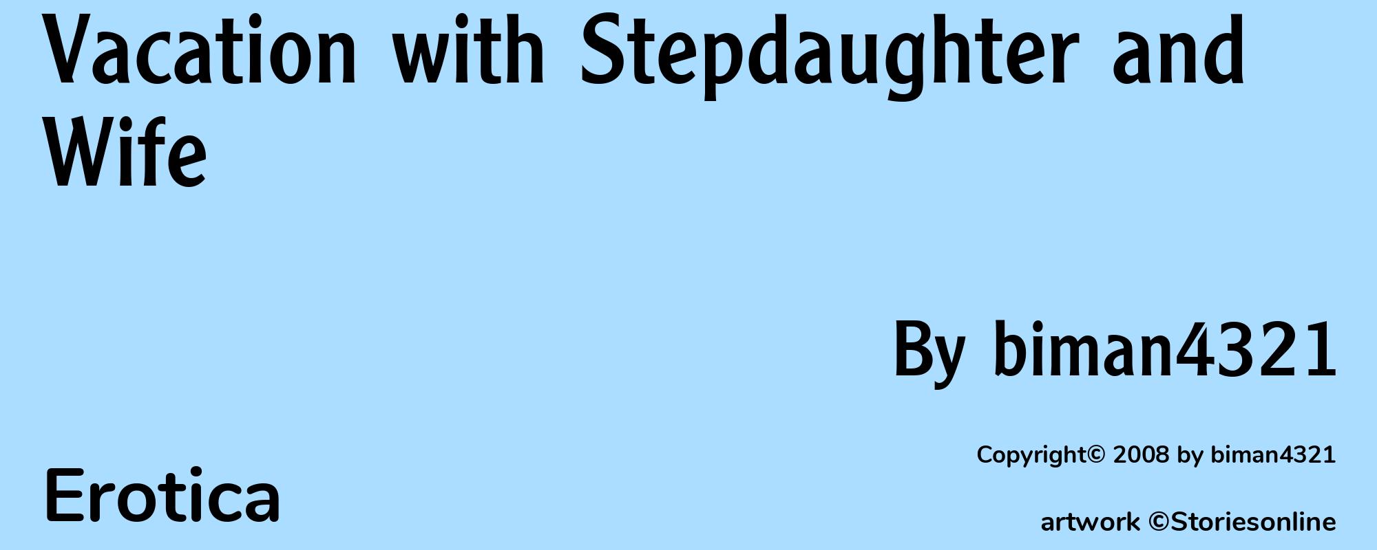Vacation with Stepdaughter and Wife - Cover