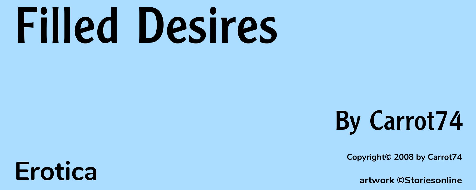 Filled Desires - Cover