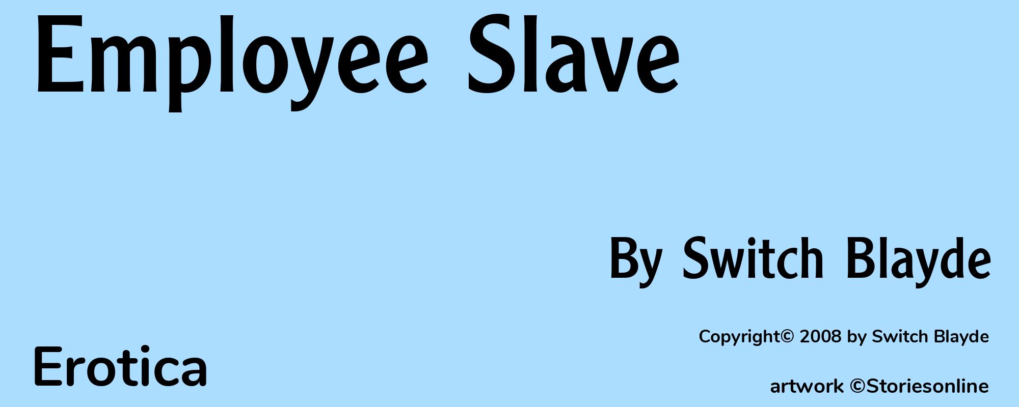 Employee Slave - Cover
