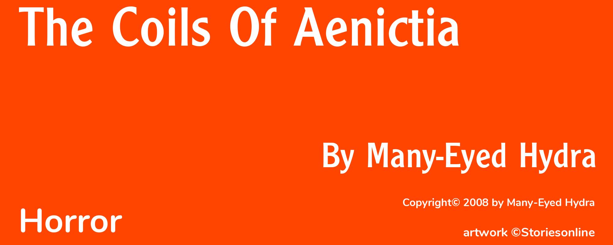 The Coils Of Aenictia - Cover