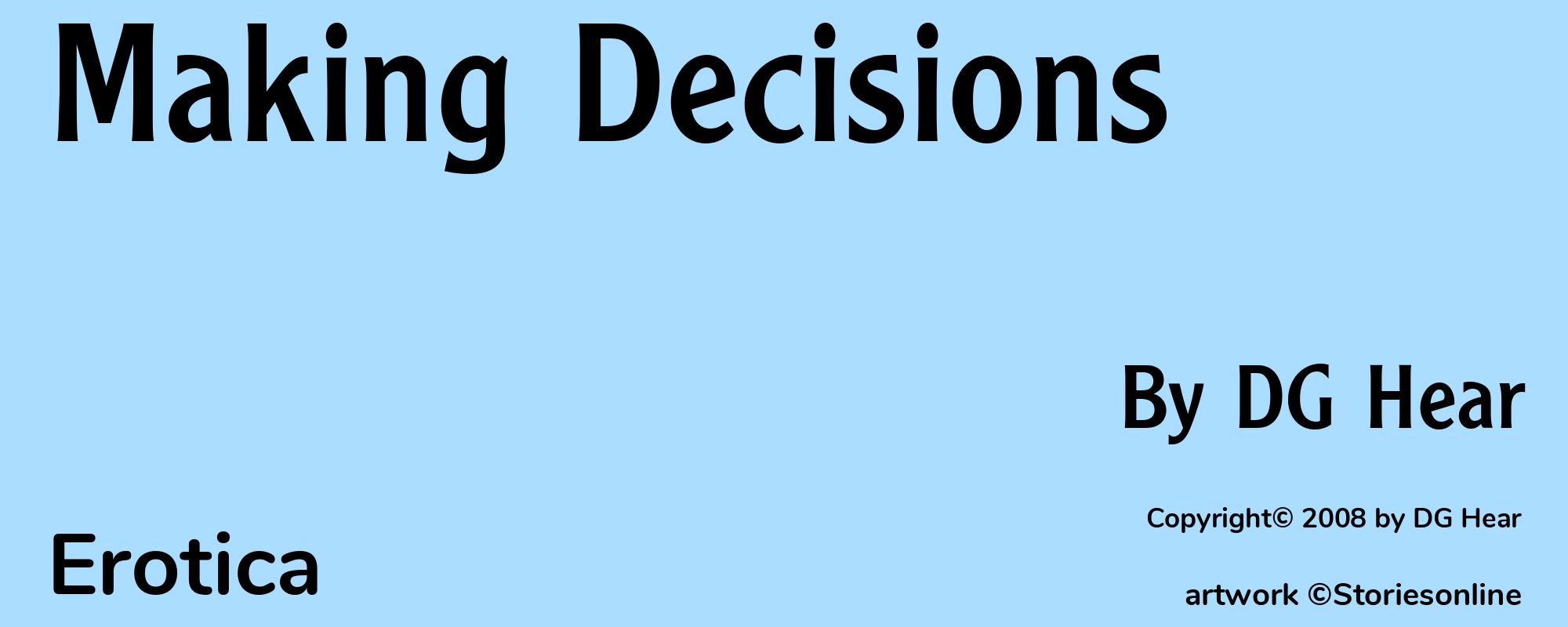Making Decisions - Cover