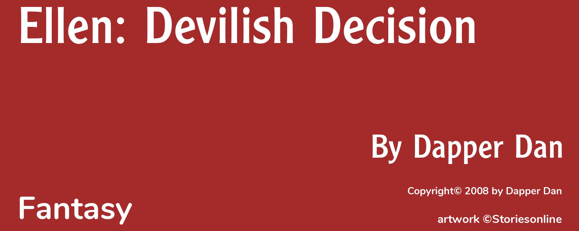 Ellen: Devilish Decision - Cover
