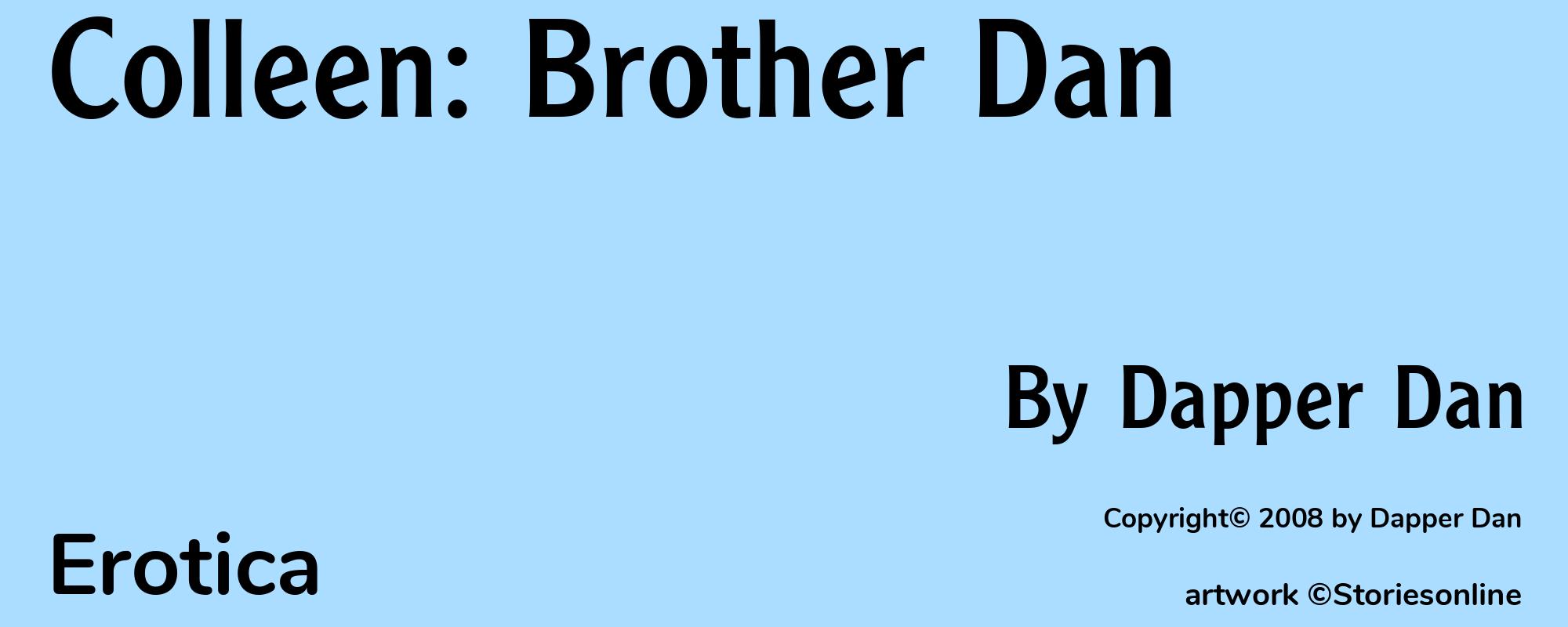 Colleen: Brother Dan - Cover