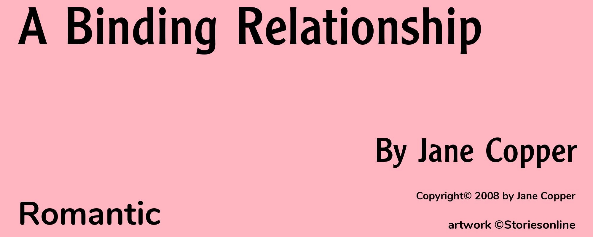 A Binding Relationship - Cover