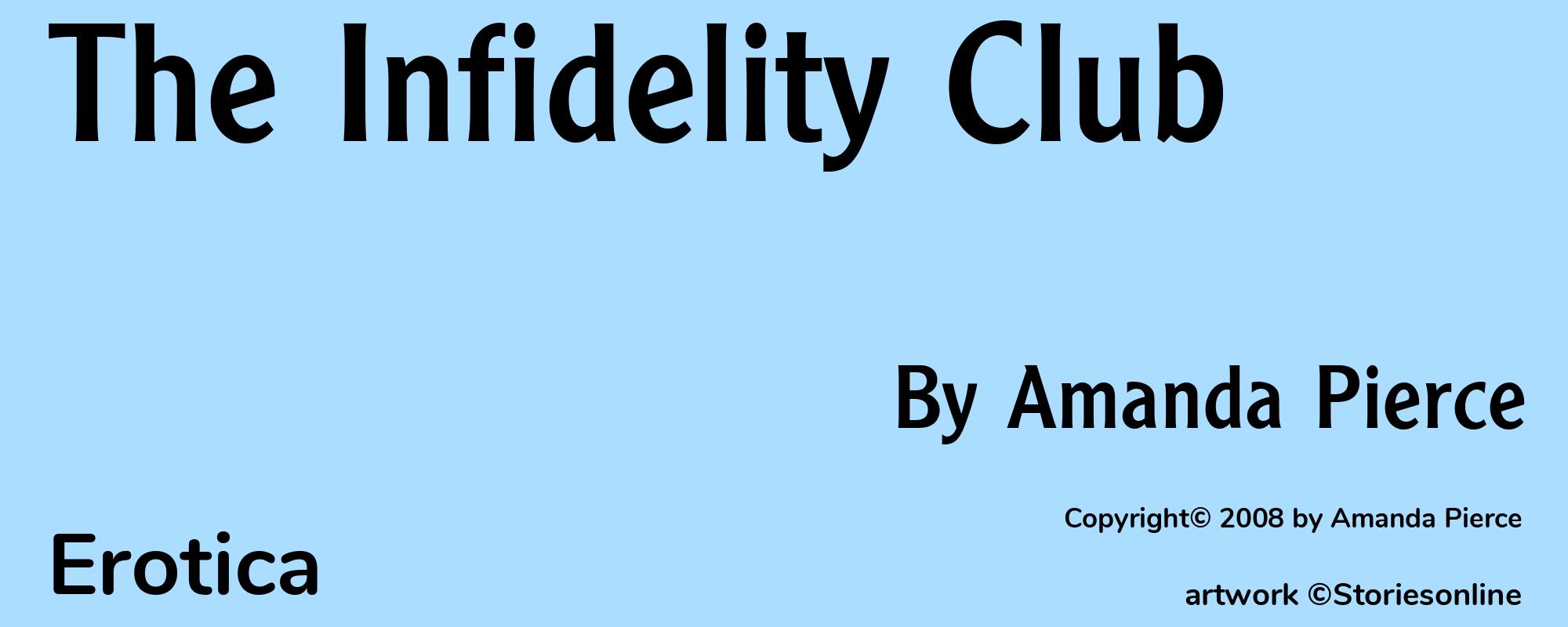 The Infidelity Club - Cover