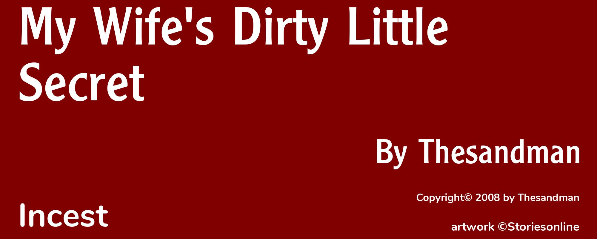 My Wife's Dirty Little Secret - Cover
