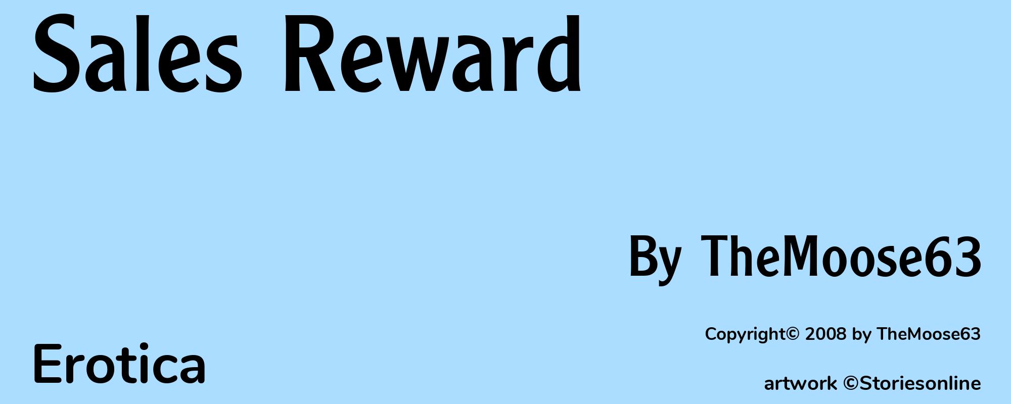 Sales Reward - Cover