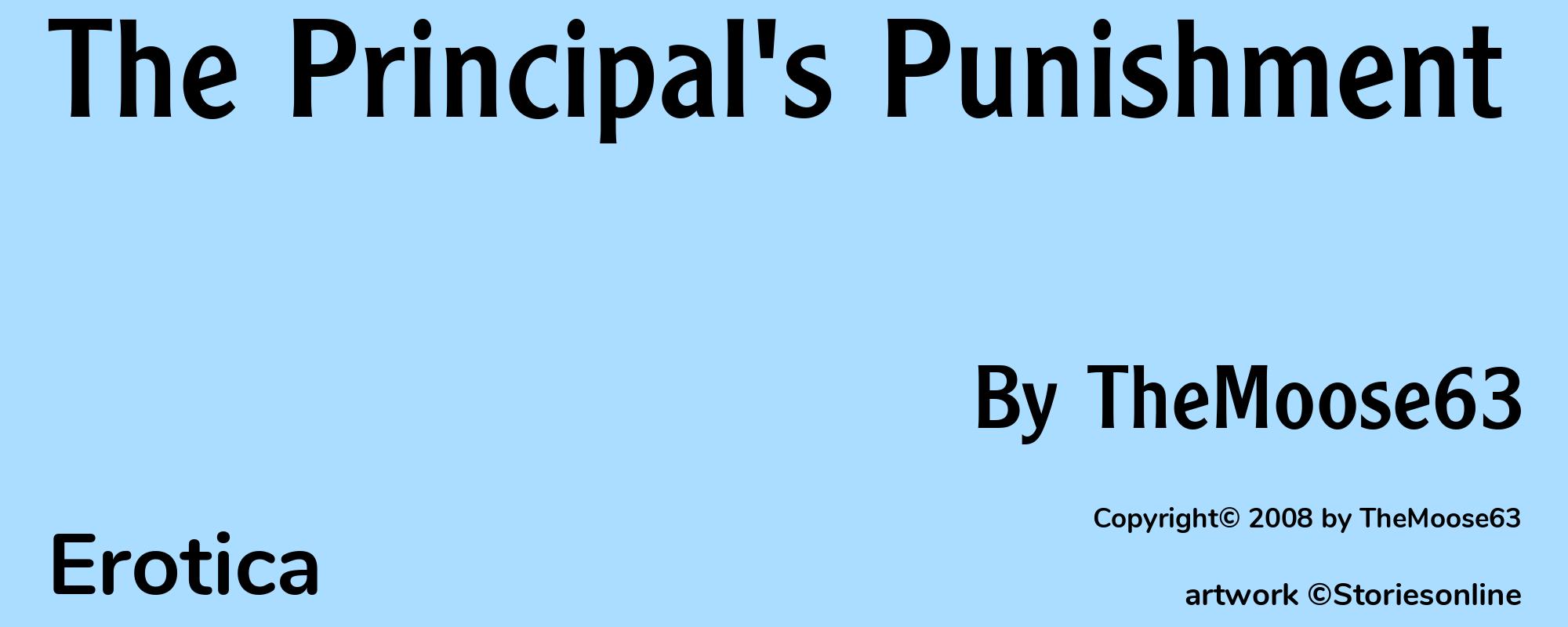 The Principal's Punishment - Cover