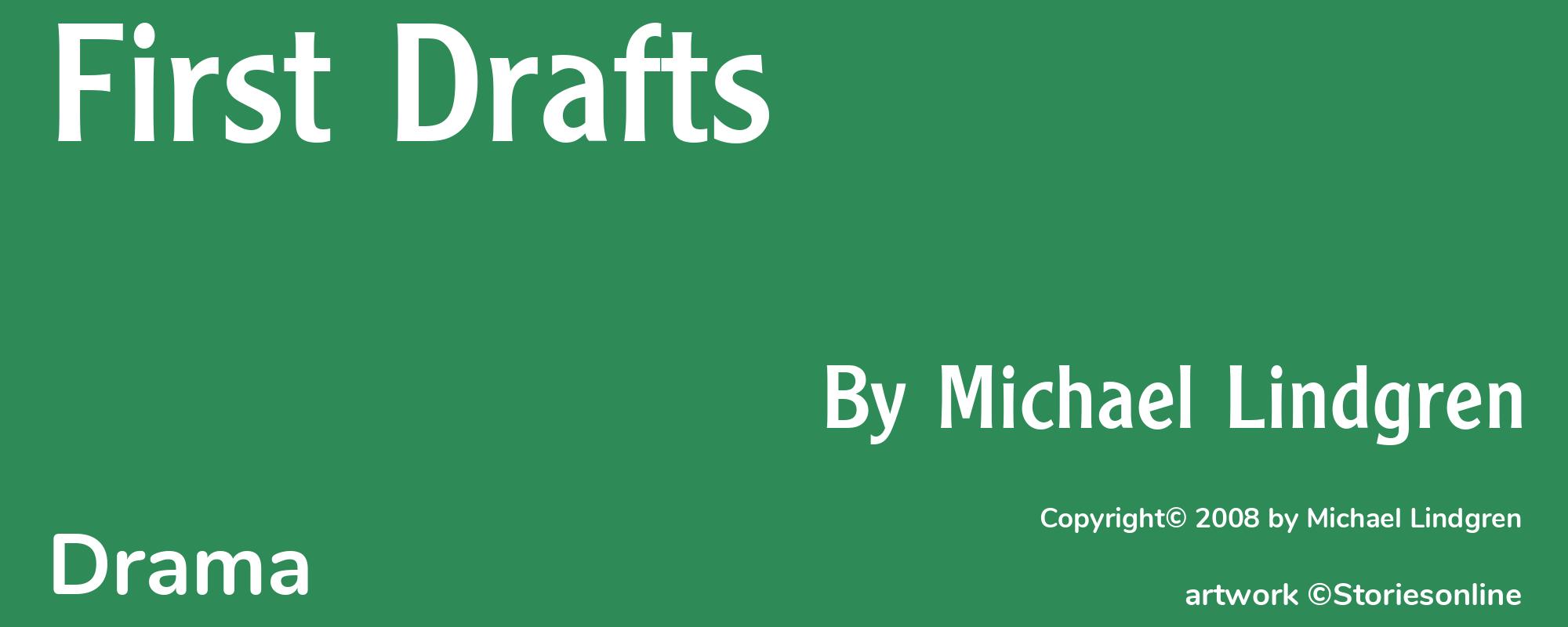First Drafts - Cover