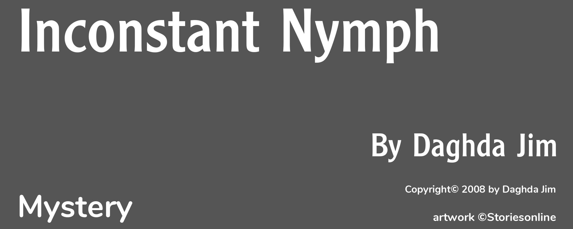 Inconstant Nymph - Cover