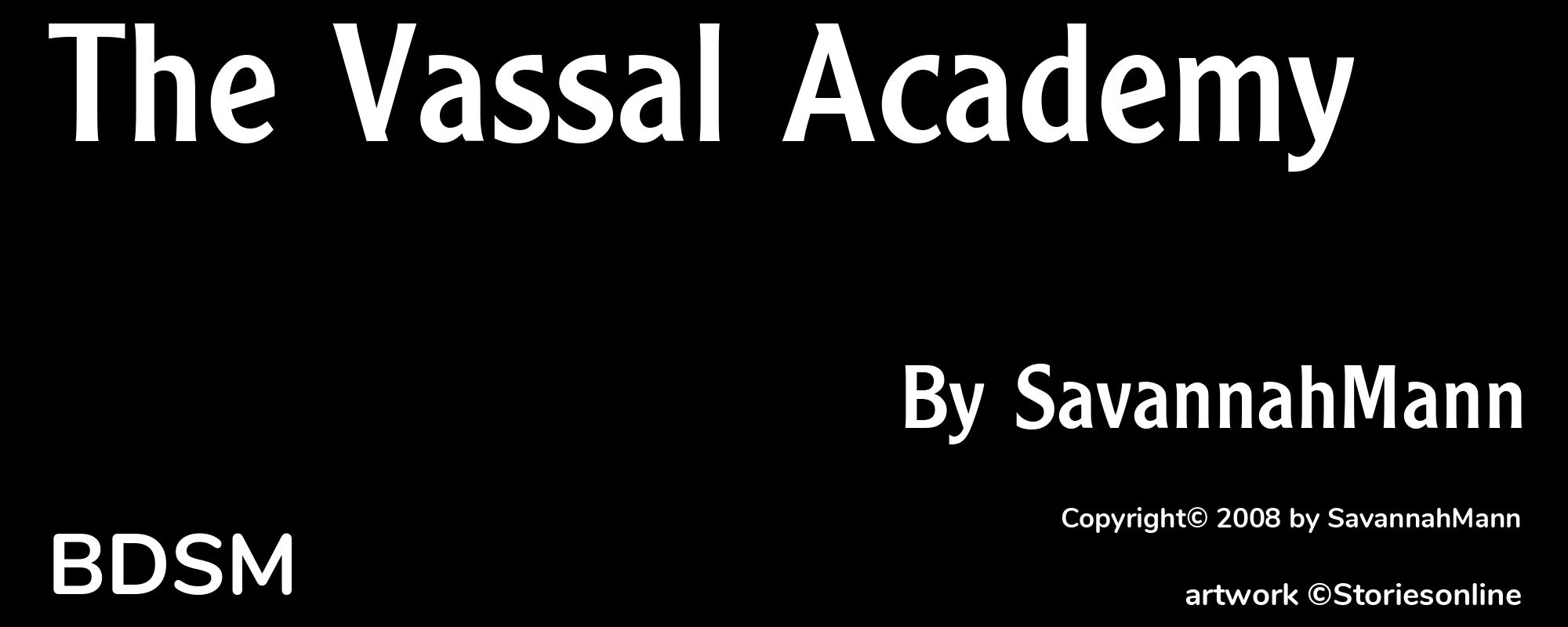 The Vassal Academy - Cover