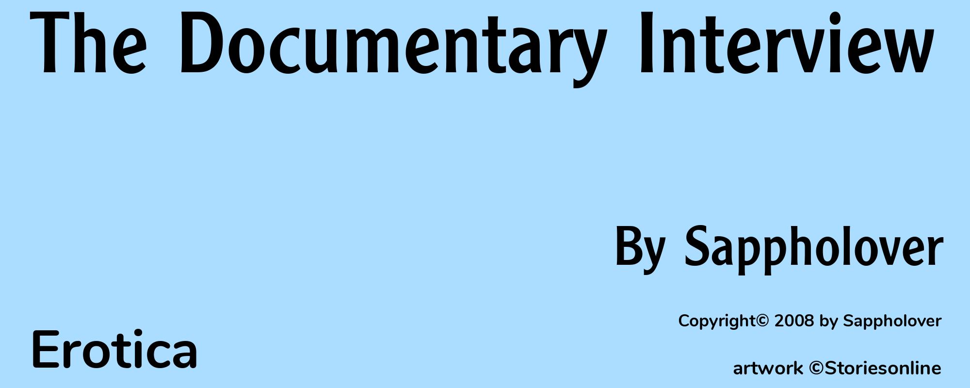 The Documentary Interview - Cover