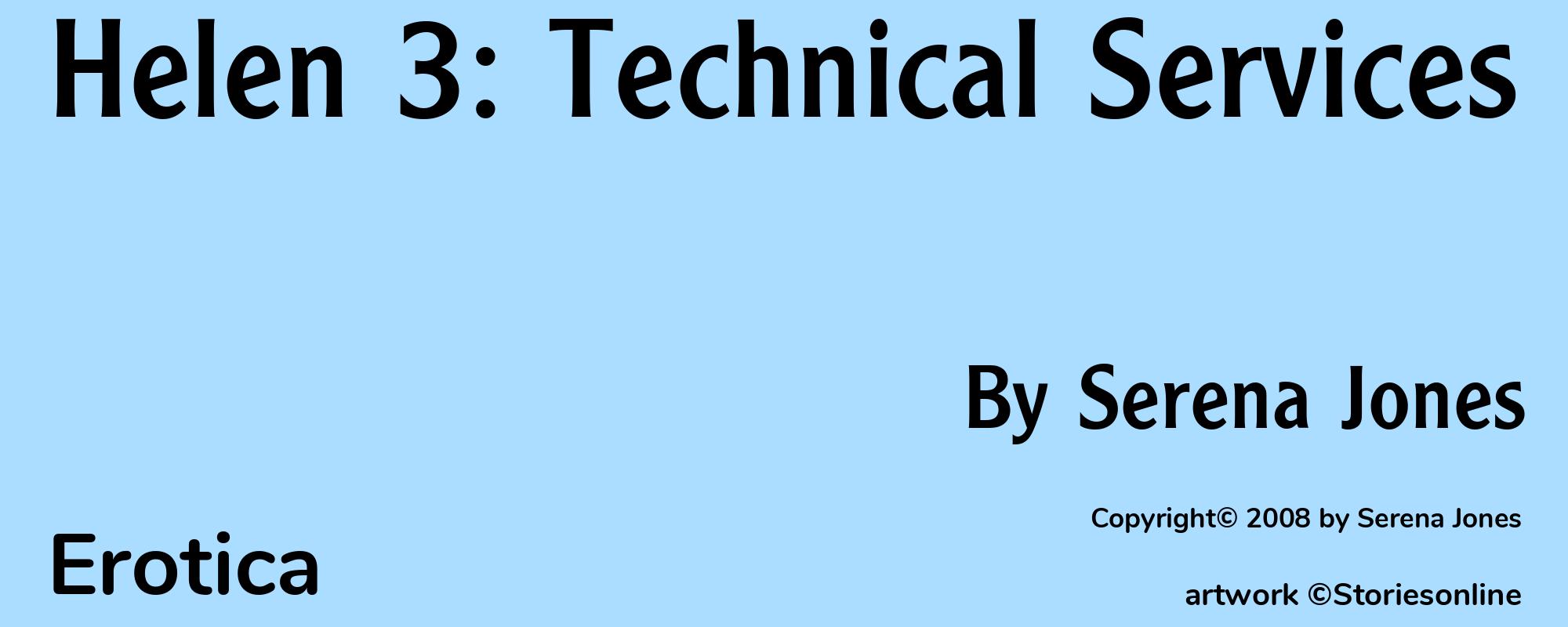 Helen 3: Technical Services - Cover