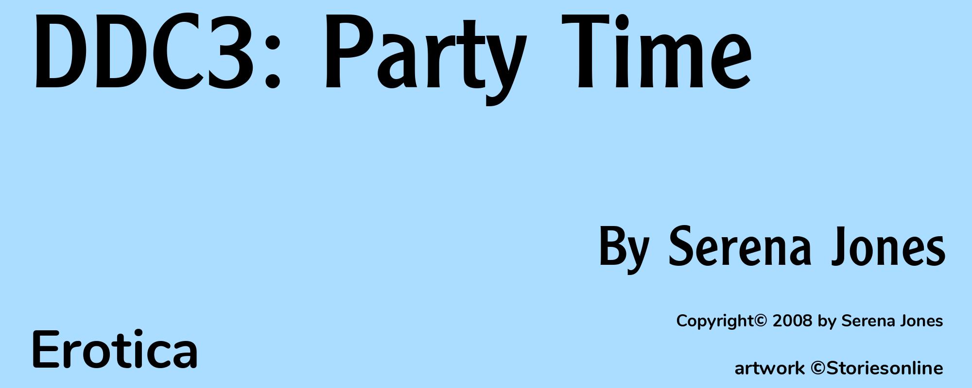 DDC3: Party Time - Cover
