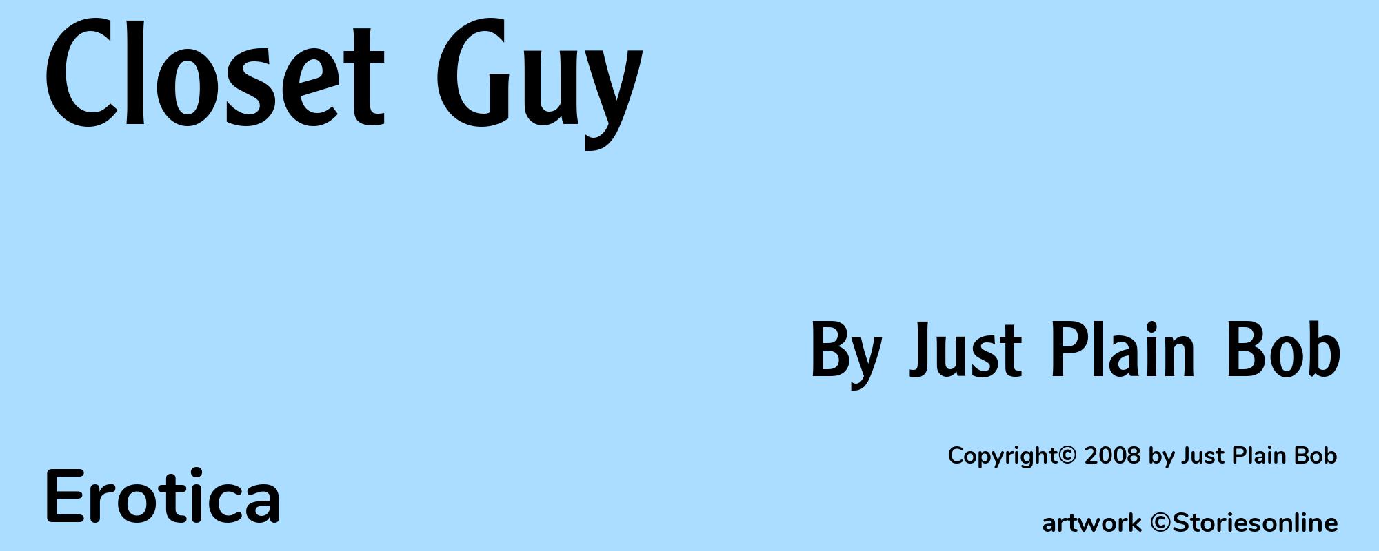 Closet Guy - Cover