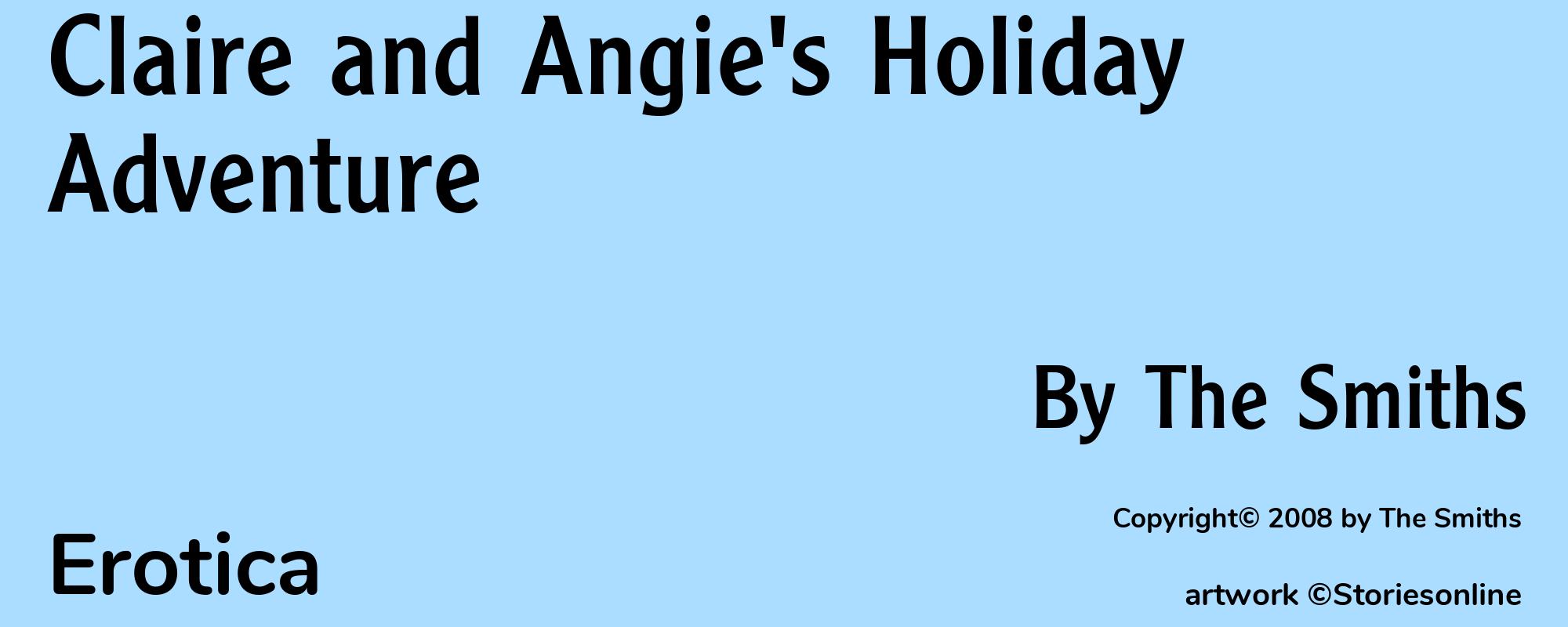 Claire and Angie's Holiday Adventure - Cover