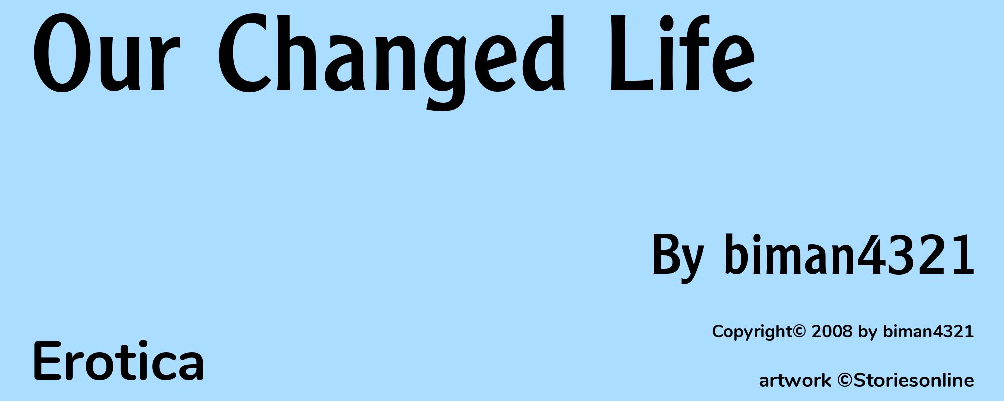 Our Changed Life - Cover