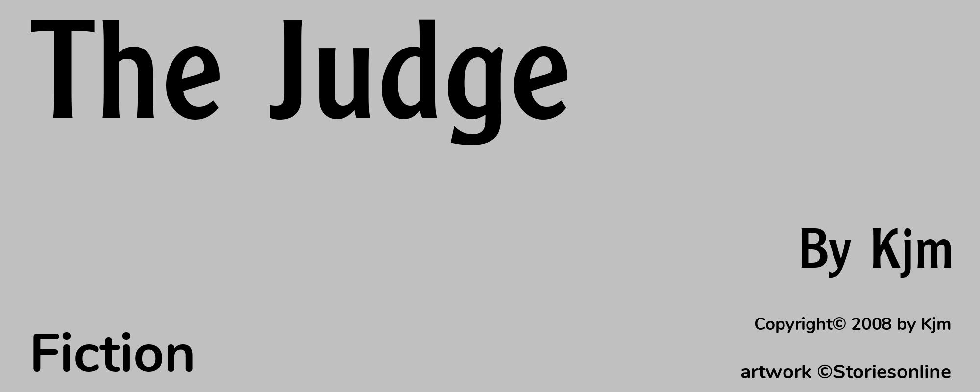 The Judge - Cover