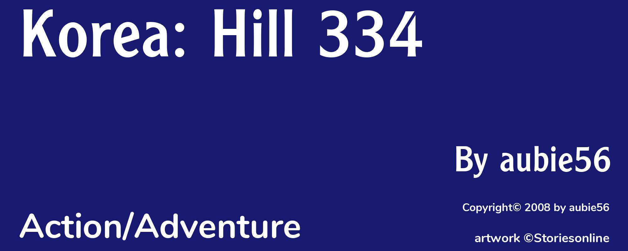 Korea: Hill 334 - Cover