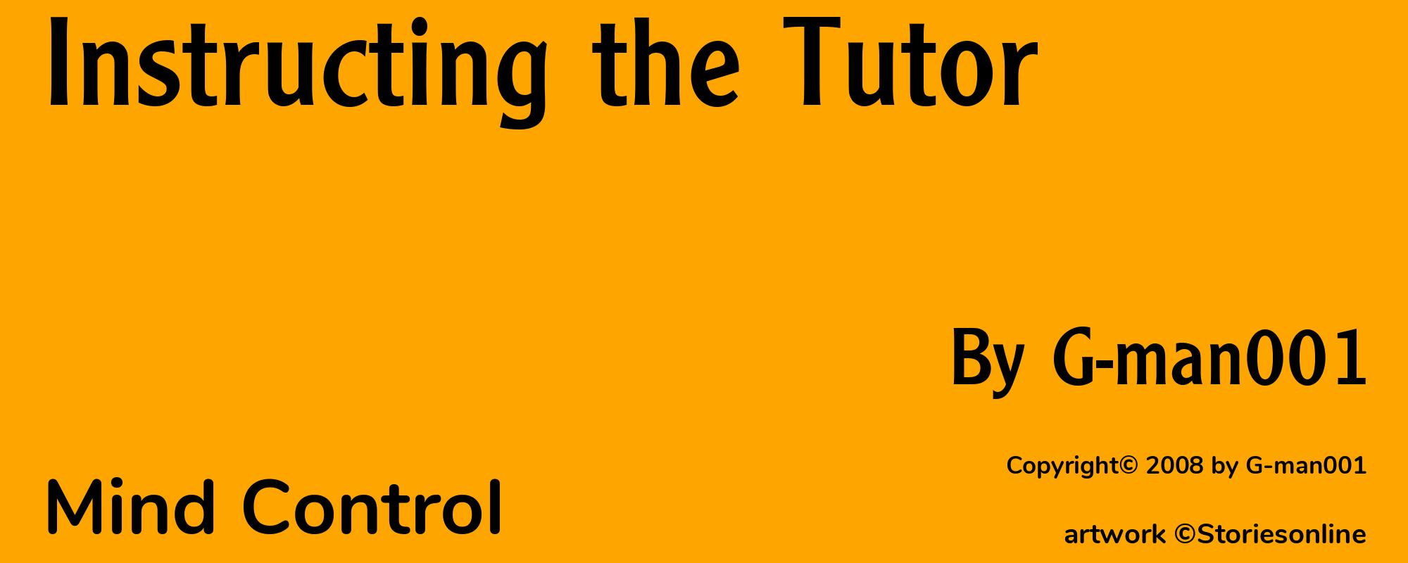 Instructing the Tutor - Cover