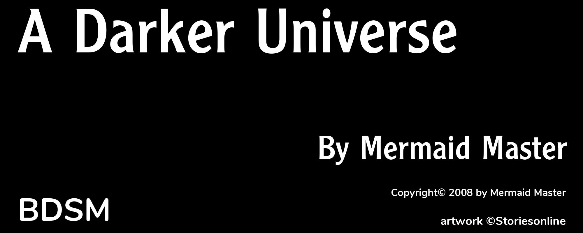 A Darker Universe - Cover