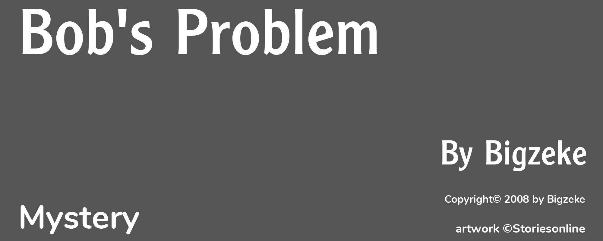 Bob's Problem - Cover