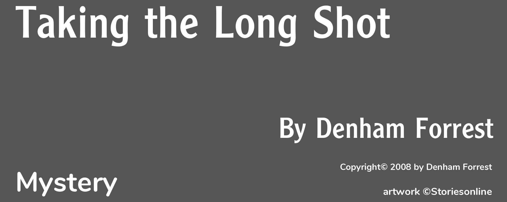 Taking the Long Shot - Cover