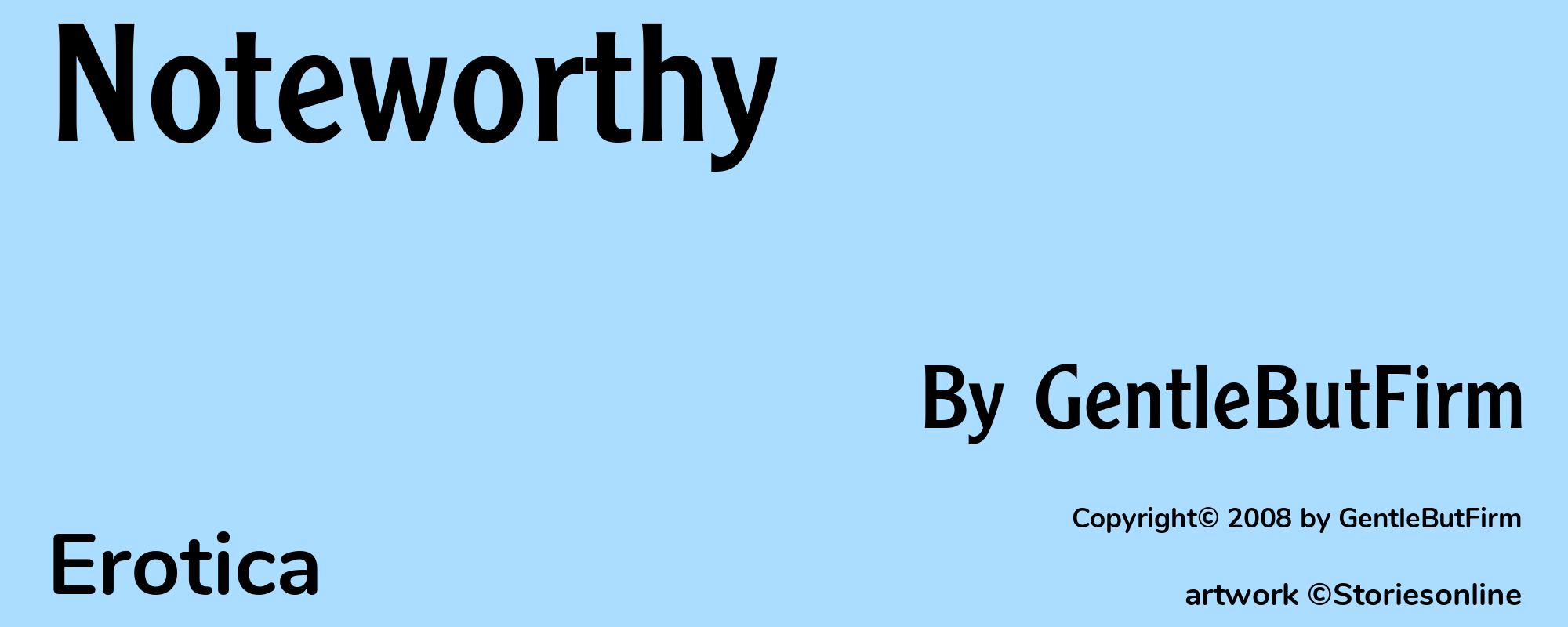 Noteworthy - Cover