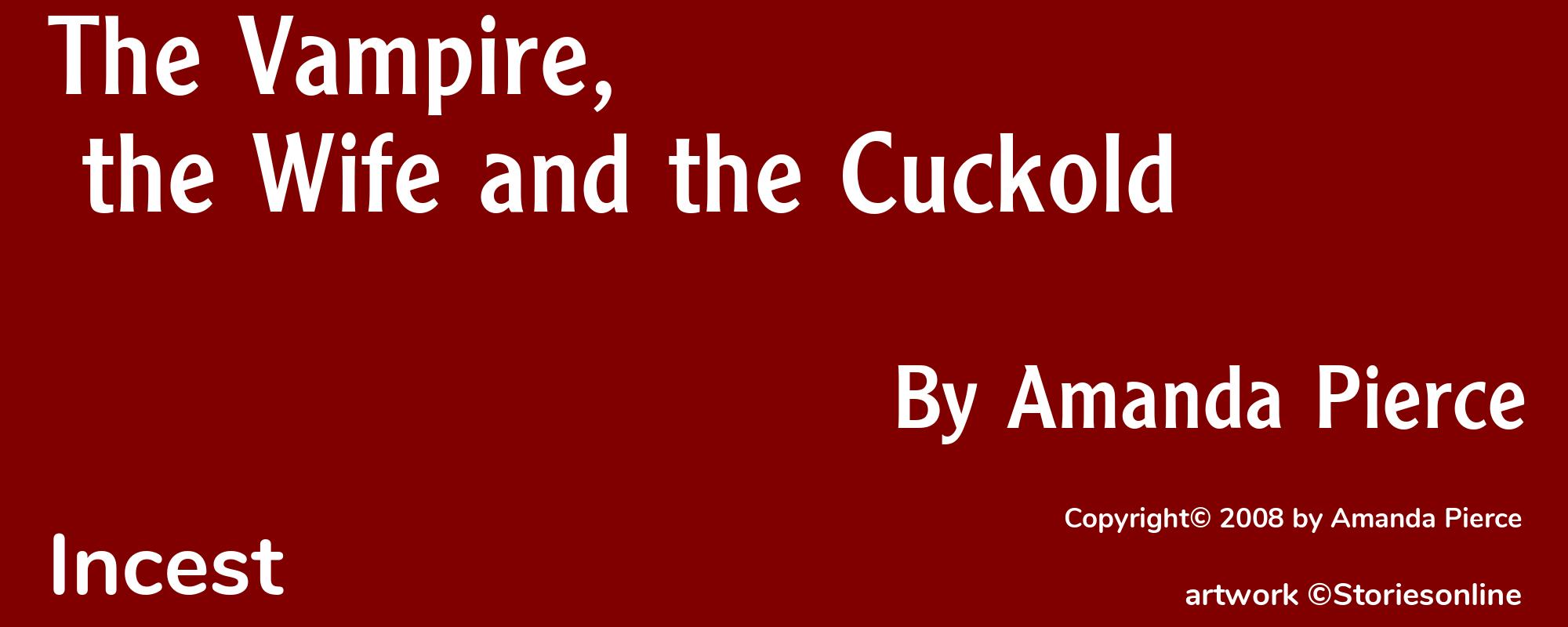 The Vampire, the Wife and the Cuckold - Cover