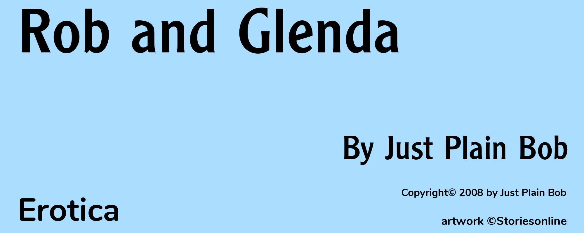 Rob and Glenda - Cover