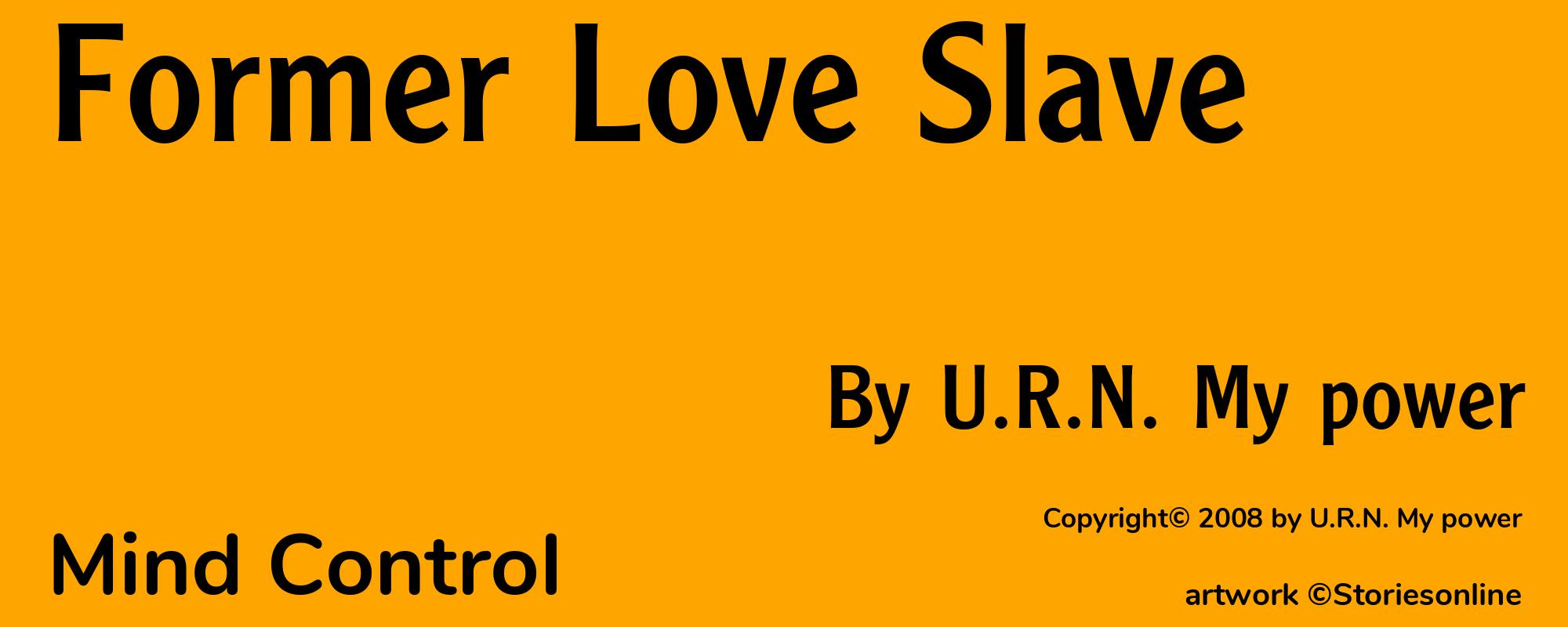 Former Love Slave - Cover